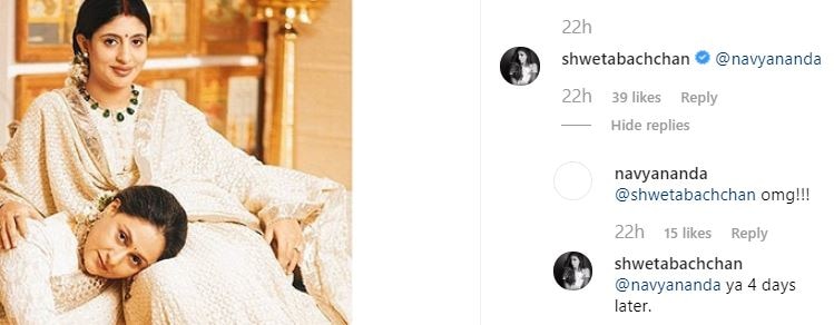 Shweta Bachchan's Wedding Designers Share UNSEEN Pics From 22 Yrs Ago, Daughter Navya Naveli Nanda Reacts To Mom's Pregnancy Photosoot!