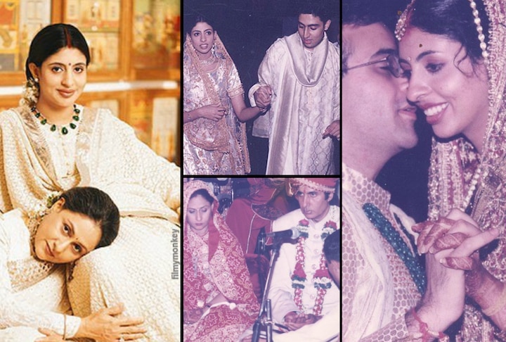 Designer duo Abu Jani-Sandeep Khosla share Shweta Bachchan's UNSEEN Wedding pics from 22 years ago as they celebrate 33 years in industry Shweta Bachchan's Wedding Designers Share UNSEEN Pics From 22 Yrs Ago, Daughter Navya Naveli Nanda Reacts To Mom's Pregnancy Photosoot!