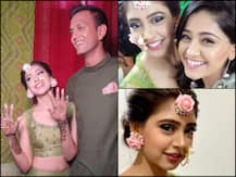 PICS: Ishqbaaaz Actress Niti Taylor Looks Radiant In Green At Her Mehendi, Poses With Beau Parikshit