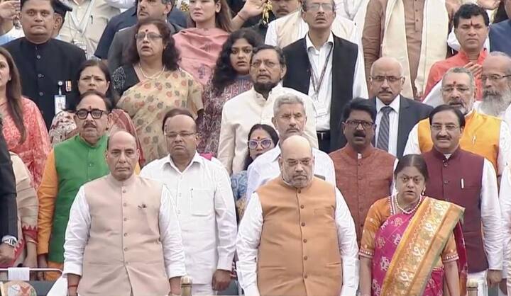 Around 500 CCTV cameras have been installed around the venue, where ministers, bureaucrats, foreign dignitaries and common people gathered to hear the prime minister. 