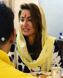 PHOTOS: Here\'s How TV Actress Hina Khan Celebrated Raksha Bandhan With Brother Aamir