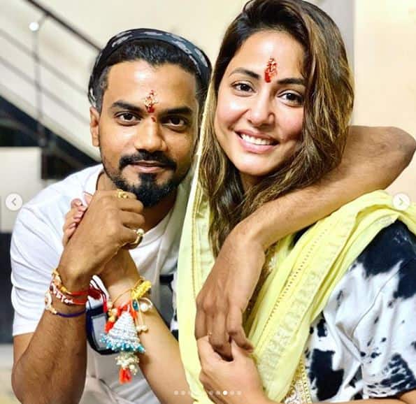 Rocky's sisters tied the holy thread to their brother and their would-be sister-in-law 