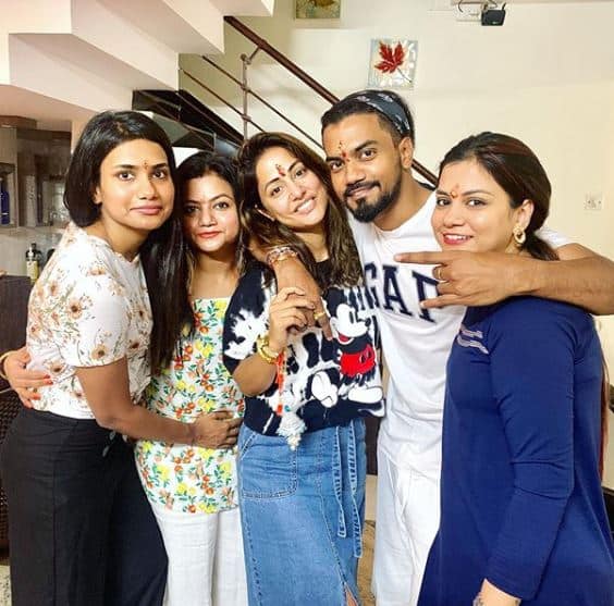 Earlier the actress also celebrated the festival with her boyfriend's family at their residence