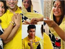 PHOTOS: Here\'s How TV Actress Hina Khan Celebrated Raksha Bandhan With Brother Aamir