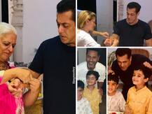Salman Khan Celebrates Raksha Bandhan With Rakhi-Sister Bina Kak In Jaipur Where He Is Shooting For \'Dabangg 3\'!