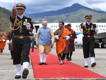 PM Narendra Modi Reaches Bhutan On Two-Day Visit