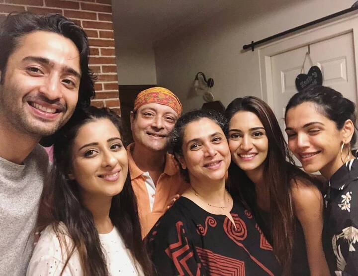 Shaheer Sheikh, Erica Fernandes and Cheshta Bhagat went to Supriya’s apartment in Mumbai to surprise her on her birthday.