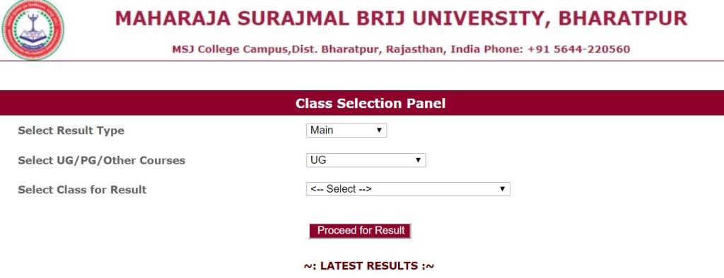 Brij University Result 2019: MSBU BA 2nd Year Result 2019 Announced; Direct Link Here