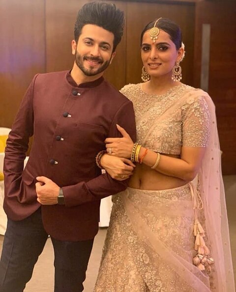 PICS: Kundali Bhagya Actors Dheeraj Dhoopar, Anjum Fakih Attend Ruhi