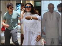 PICS: Sonu Nigam, Vishal Bhardwaj & Other Celebs Visit Khayyam\'s House To Pay Last Respects!