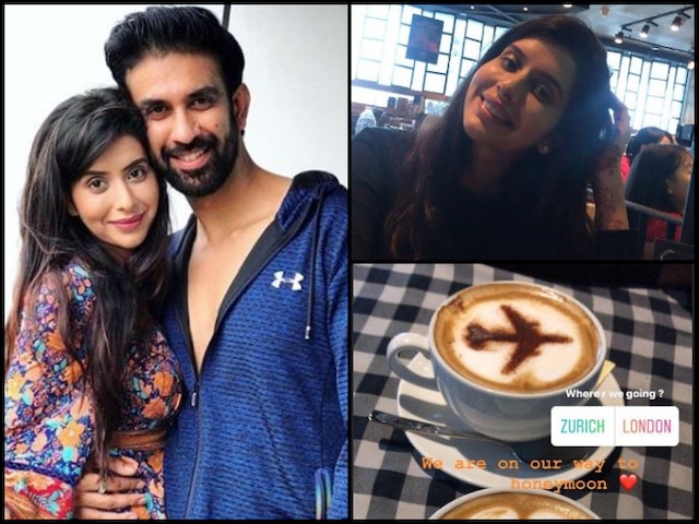 PICS: 'Mere Angne Mein' Actress Charu Asopa & Hubby Rajeev Sen Off To Their Honeymoon 2 Months After Wedding! 'Mere Angne Mein' Actress Charu Asopa & Sushmita Sen's Brother Rajeev Sen Off To Europe For Honeymoon 2 Month After Wedding! See Pictures!