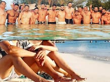 Anushka Sharma And Virat Kohli Get Romantic On A Beach In Antigua, West Indies