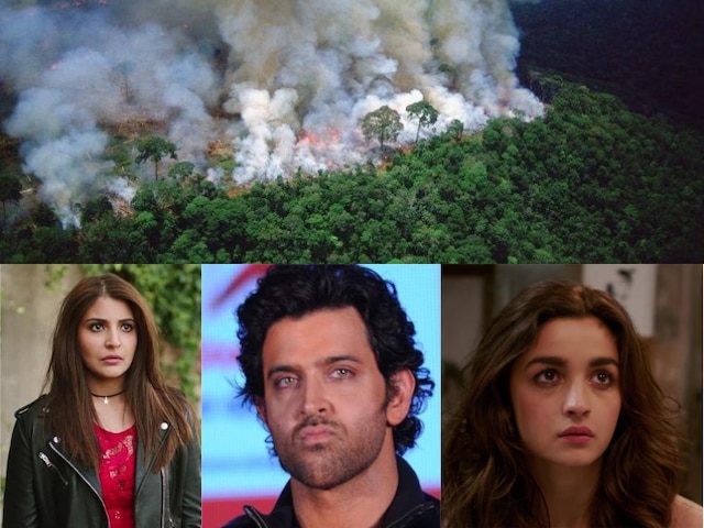 Amazon Rainforest Blaze: Alia Bhatt, Hrithik Roshan, Anushka Sharma, Arjun Kapoor & Other Bollywood Celebs Concerned Over The Raging Fire Amazon Rainforest Fire: Alia Bhatt, Hrithik Roshan, Anushka Sharma, Arjun Kapoor & Other Bollywood Celebs Concerned Over Amazon forest blaze