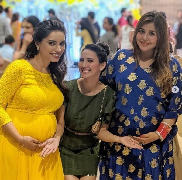 Earlier this week too, Ginni flaunted her baby bump as she attended the baby shower of friend 