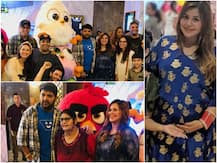 IN PICS: Kapil Sharma Attends \'Angry Birds Movie 2\' Screening With PREGNANT Wife Ginni, His Mom & \'The Kapil Sharma Show\' Team Members!