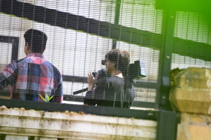 The ‘Chennai’ Express’ actor can be seen engrossed in clicking pictures from the celebrations. (PIC Credit- Manav Manglani)