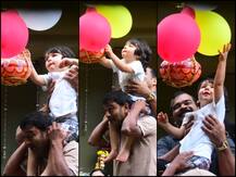 PICS: Taimur Ali Khan Breaks Dahi Handi, Celebrates Janmashtami In Style