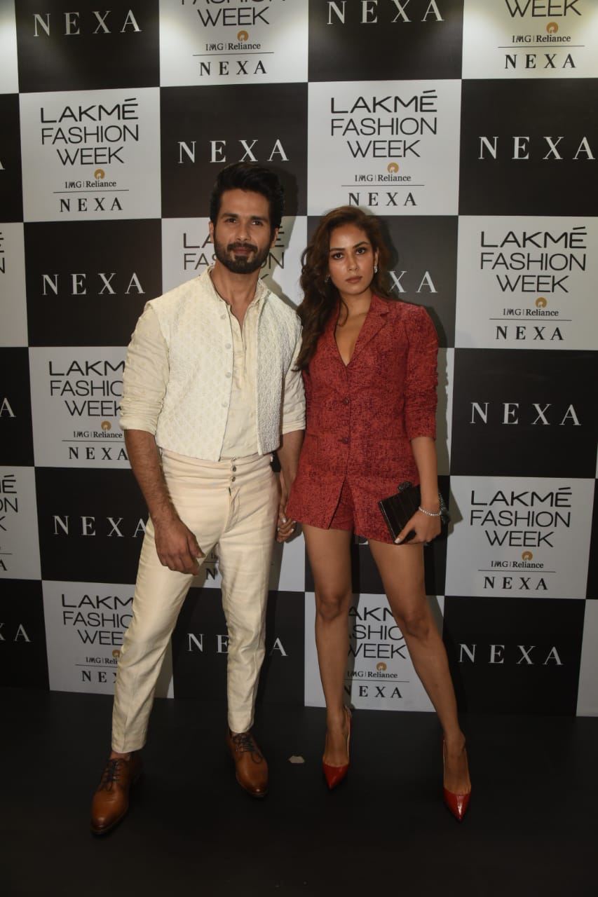 Lakme Fashion Week 2019: Shahid Kapoor & Wife Mira Rajput PICS