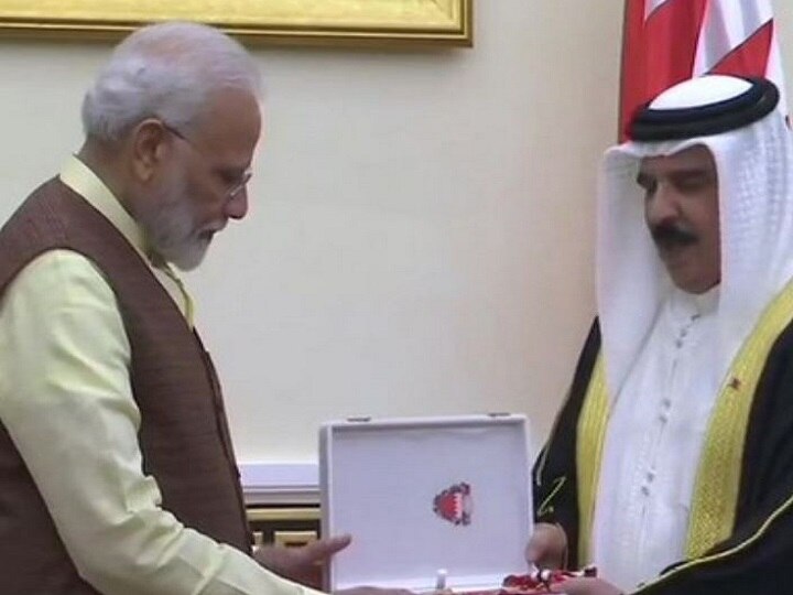 PM Modi Meets Bahraini Crown Prince, Leaders Discuss Ways To Strengthen Friendship Between India And Bahrain PM Modi Meets Bahraini Crown Prince, Leaders Discuss Ways To Strengthen Friendship Between India And Bahrain