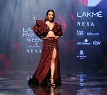 Lakme Fashion Week 2019: Malaika Arora Redefines HOTNESS In Her Maroon High-slit Gown (See PICS)