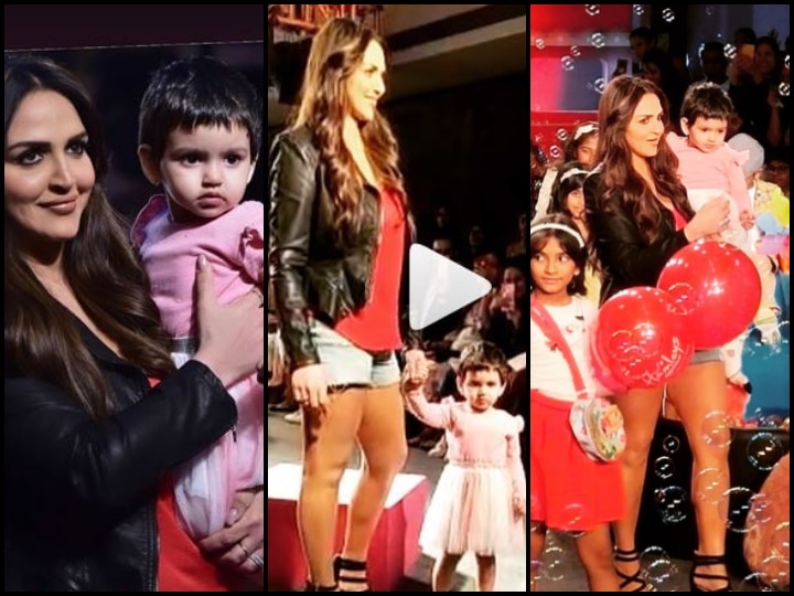 Lakme Fashion Week 2019: Esha Deol & Daughter Radhya Takhtani Walk The Ramp Together (PICS & VIDEO) Lakme Fashion Week 2019: Esha Deol & Daughter Radhya Look CUTE As They Walk The Ramp Together (See PICS & VIDEO)