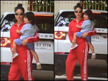PICS: Kareena Kapoor Holds Son Taimur Ali Khan In Her Arms As They Head Out For Sunday Outing