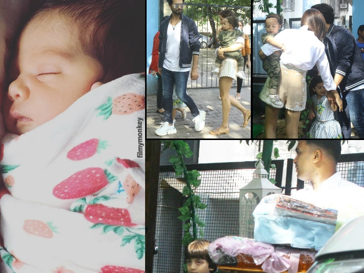 Shahid Kapoor-Mira Rajput's daughter Misha Kapoor's 3rd Birthday celebration, Arrives at party venue, SRK's son Abram Khan reaches too! Shahid Kapoor-Mira Rajput's Daughter Misha Kapoor's 3rd Birthday Bash, Family Arrives At Party Venue, SRK's Son Abram Khan Reaches Too!