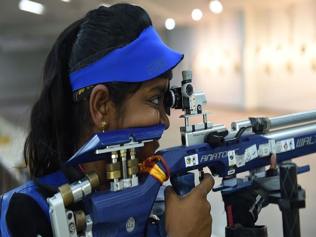 ISSF World Cup: Elavenil Valarivan Clinches Gold For India in 10m Air Rifle event ISSF World Cup: Elavenil Valarivan Clinches Gold For India In 10m Air Rifle event
