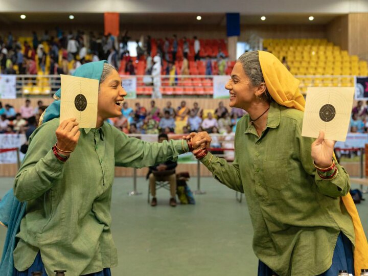 National Sports Day: Taapsee Pannu, Bhumi Pednekar's Athletic Still From 'Saand Ki Aankh'! National Sports Day: Taapsee, Bhumi's Athletic Still From 'Saand Ki Aankh'!