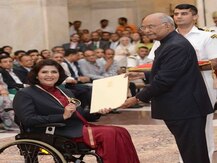 National Sports Day 2019: Deepa Malik Receives Khel Ratna, Bajrang Punia Misses Ceremony