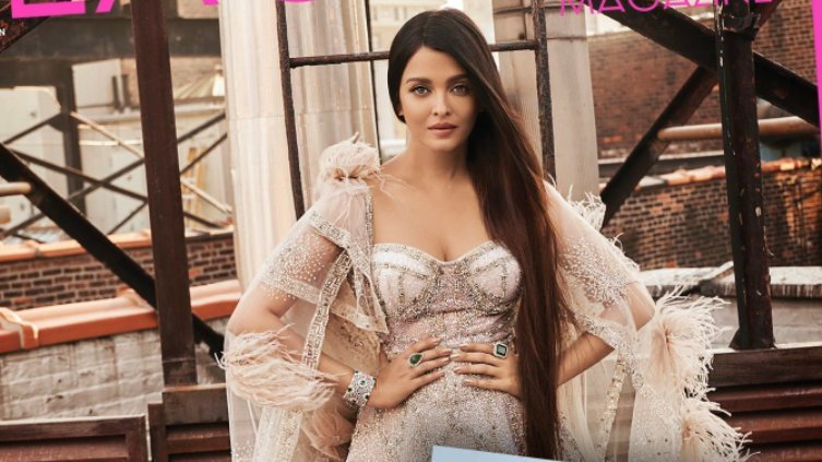 Aishwarya Rai Bachchan Looks Like An Enchantress Posing In Red Gown With A Floor-Sweeping Trail For Magazine Cover!