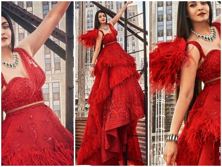 Aishwarya Rai Bachchan Looks Like An Enchantress Posing In Red Gown With A Floor-Sweeping Trail For Magazine Cover!  Aishwarya Rai Bachchan Looks Like An Enchantress Posing In Red Gown With A Floor-Sweeping Trail For Magazine Cover!