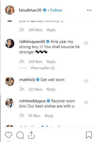 Faisal Khan Shares EMOTIONAL Post After Surgery; Mouni Roy, Mahhi Vij & Other TV Celebs Wish Him Speedy Recovery