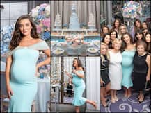 PICS: Amy Jackson Enjoys A Fun-filled Baby Shower, Radiates Pregnancy Glow