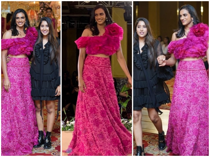 Badminton Queen PV Sindhu Looks Pretty In Pink As She Walks The Ramp After Historic Triumph At The BWF World Championships In Switzerland! Badminton Queen PV Sindhu Looks Pretty In Pink As She Walks The Ramp After Historic Triumph At The BWF World Championships In Switzerland!
