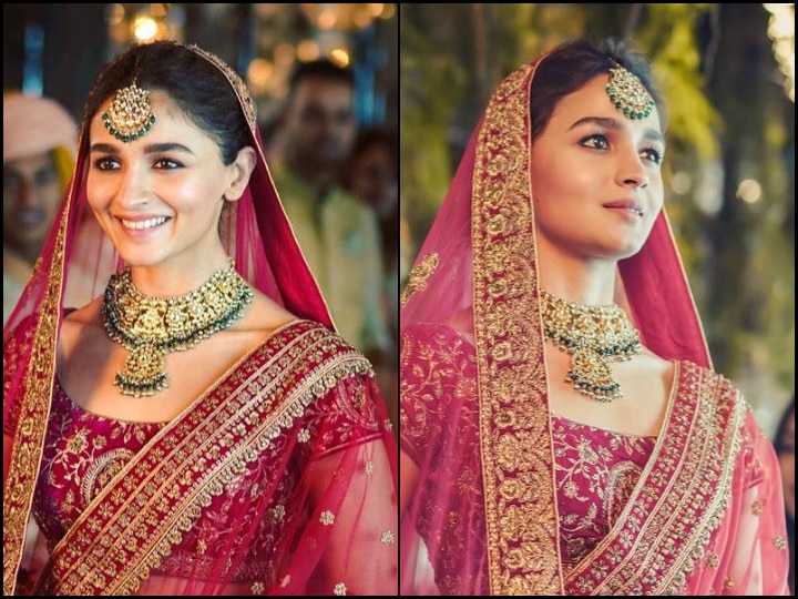 Alia Bhatt Experiences Her 'Dulhan Wali Feeling'; Shares Bridal Look, Fans Say Ranbir Ki Dulhan Fans Say 'Ranbir Ki Dulhan' As Alia Bhatt Surprises Them With Her Bridal Look