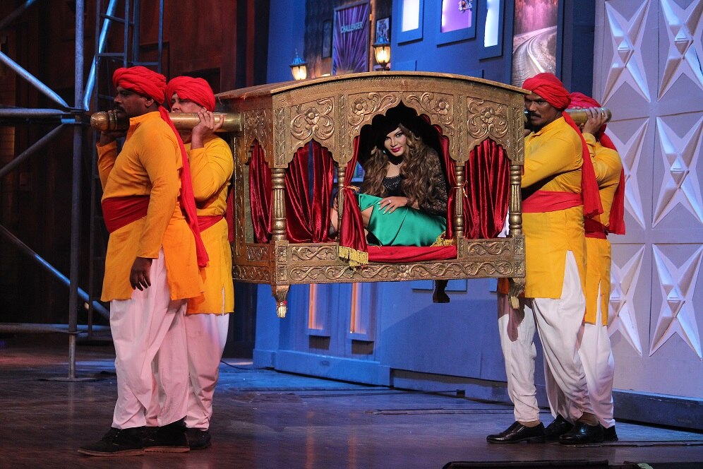 Newly-Married Rakhi Sawant Turns 'Dulhaniya' On Bharti Singh's 'Khatra Khatra Khatra!