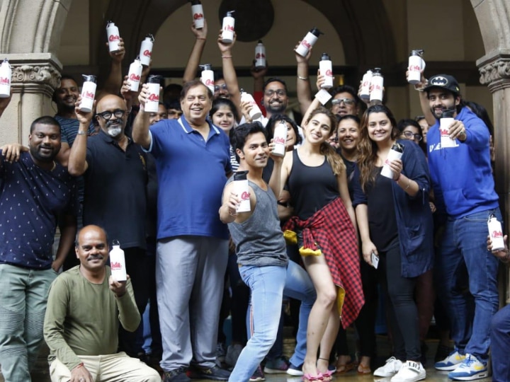 Varun Dhawan & Sara Ali Khan's 'Coolie No.1' Set Goes Plastic-free Varun Dhawan & Sara Ali Khan's 'Coolie No.1' Set Goes Plastic-free