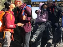 PICS: Milind Soman And Wife Ankita Konwar LOCK LIPS Twice As They Celebrate Her 28th Birthday Climbing Mount Kilimanjaro In Africa!