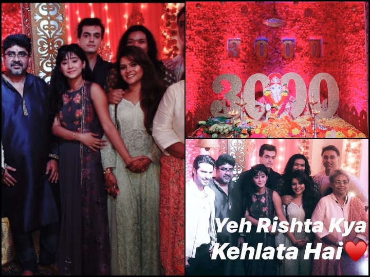 Yeh Rishta Kya Kehlata Hai Completes 3000 episodes, Shivangi Joshi, Mohsin Khan & Other Actors Celebrate Ganesh Chaturthi (PICS & VIDEO) PICS & VIDEO: Yeh Rishta Kya Kehlata Hai Completes 3000 episodes, Shivangi Joshi & Other Actors Celebrate Ganesh Chaturthi