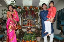 Ganesh Chaturthi 2019: Neil Nitin Mukesh, Ekta Kapoor & Other B’wood Celebs Pose With their Ganpati Idol