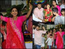 Ganesh Chaturthi 2019: Shilpa Shetty Dances With Hubby As They Say Goodbye To Bappa; Here Are Visarjan PICS