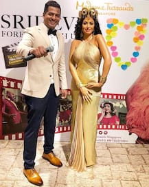 PHOTOS: Boney Kapoor & Daughters Janhvi and Khushi Unveil Sridevi’s Wax Statue At Madame Tussauds Singapore