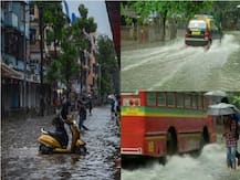 IN PICS: Orange Alert In Mumbai As Heavy Rains Lash City For Second Consecutive Day; High Tide Likely