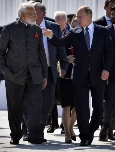 On September 5 morning, there will be some bilateral talks. The Head of State of Mangolia and the Prime Ministers of Japan and Malaysia will also be attending the EEF. (Photo by Alexander NEMENOV / POOL / AFP)