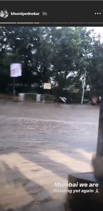 Mumbai Rains: Bhumi Pednekar Gets Stuck On Flooded Road, Shares Clip!