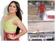 Mumbai Rains: Bhumi Pednekar Gets Stuck On Flooded Road, Shares Clip!