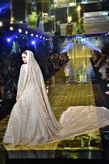 PHOTOS: Deepika Padukone Looks ETHEREAL As She Walks The Ramp At Abu Jani & Sandeep Khosla Fashion Show!