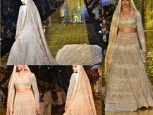 PHOTOS: Deepika Padukone Looks ETHEREAL As She Walks The Ramp At Abu Jani & Sandeep Khosla Fashion Show!