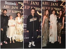 PHOTOS: Hrithik Roshan\'s Ex Wife Sussanne Khan Raise The Glam Quotient In An Off Shoulder Gown At Abu Jani And Sandeep Khosla’s Fashion Event!